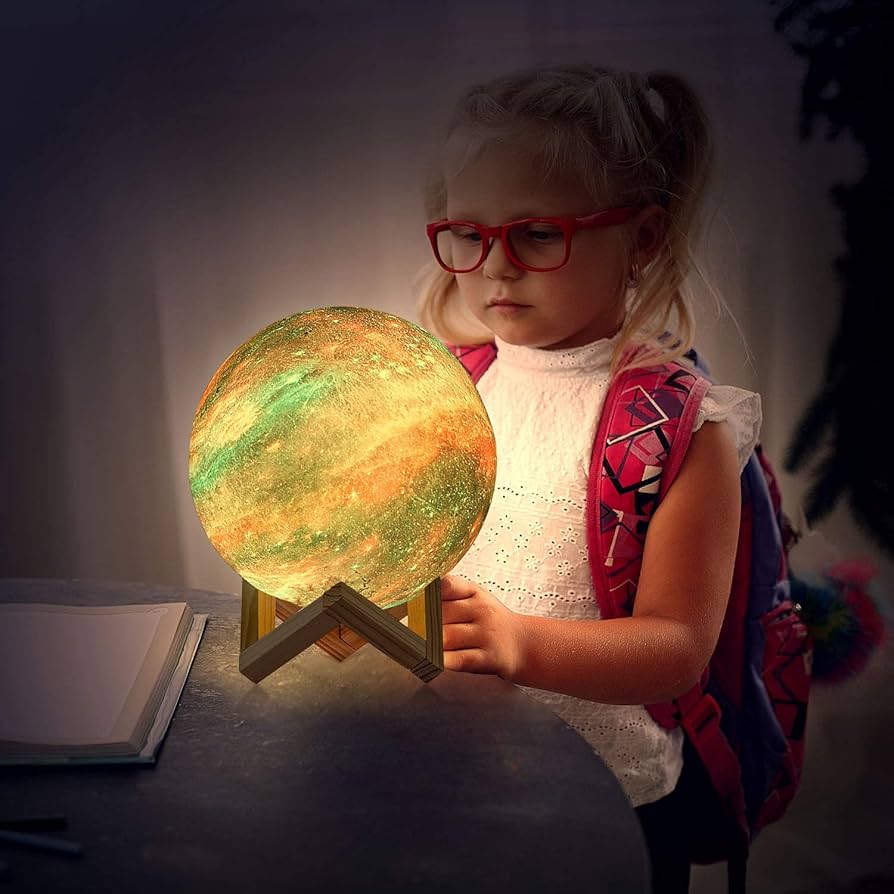 Moon Lamp, Night Light, 16 Colors LED Moon Light 7.0 inch 3D