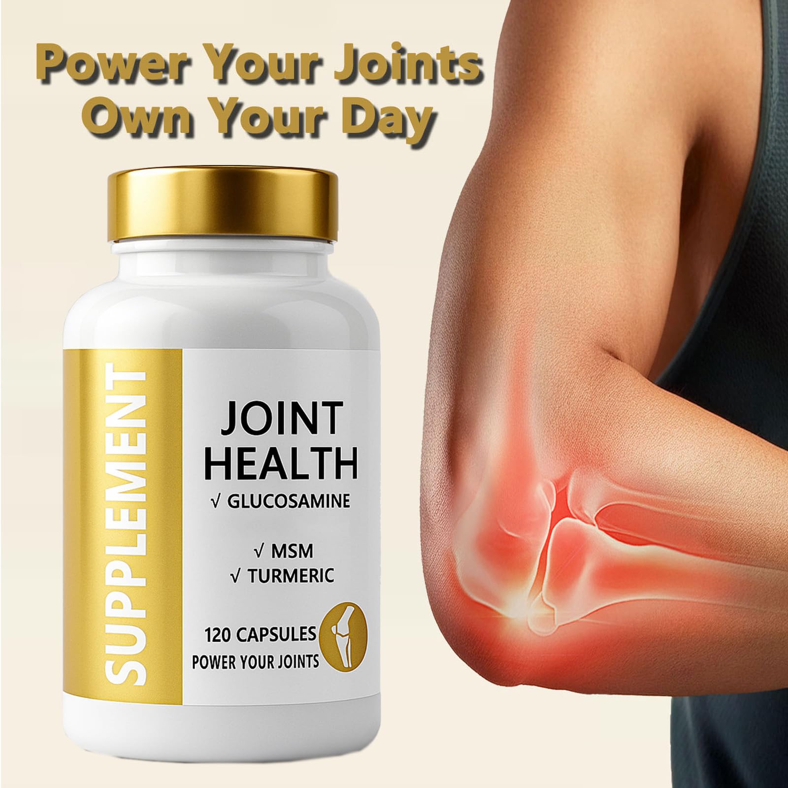 Amazon.com: ANEFOSE Suplemento de salud articular con glucosamina, MSM,  cúrcuma y boswellia, apoyo de alivio para espalda, rodillas, manos |  Mujeres y hombres - 120 cápsulas : Salud y Hogar