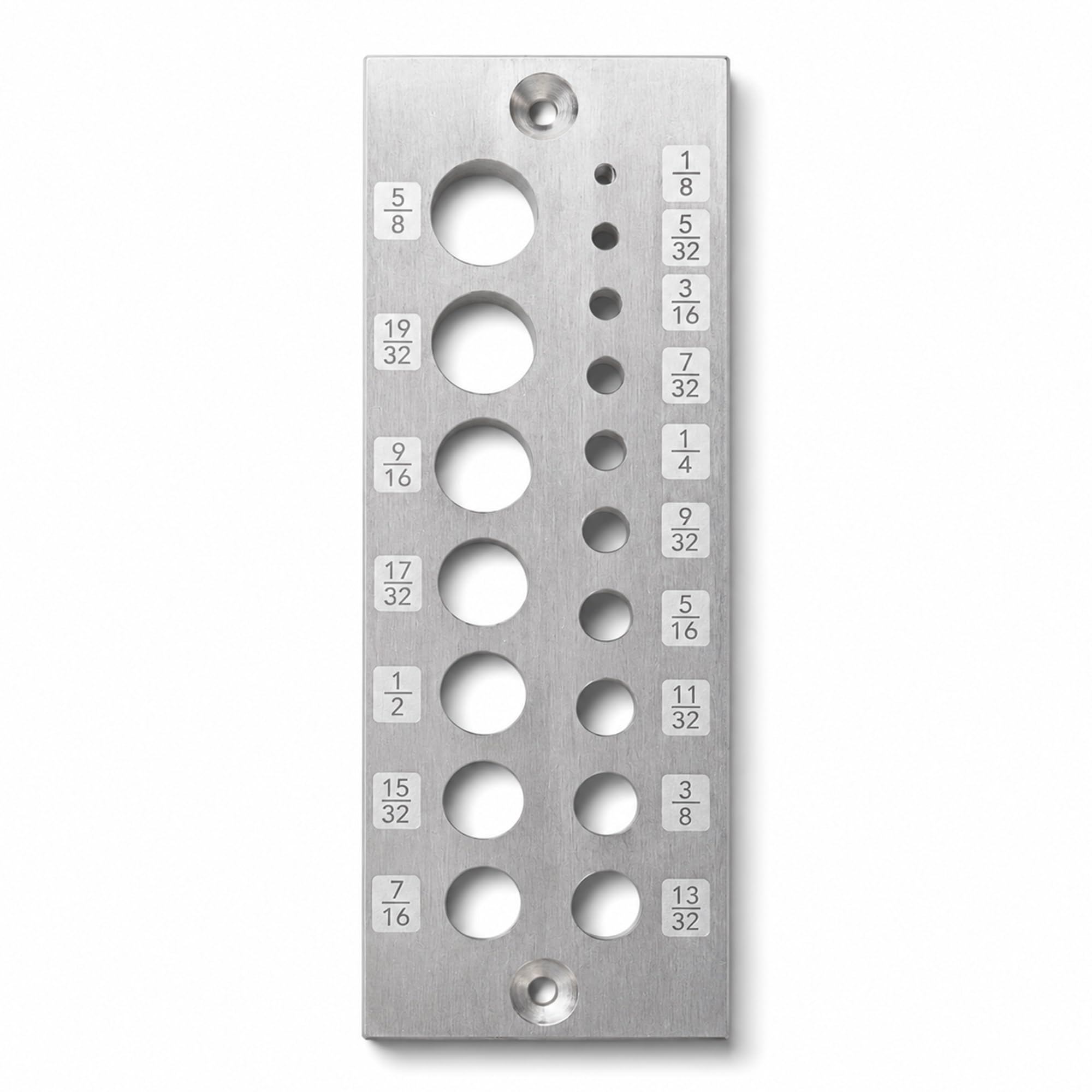 Nenkarn A2 Steel Dowel Plate, 17-Hole Dowel Maker, 1/8 to 5/8 Inch