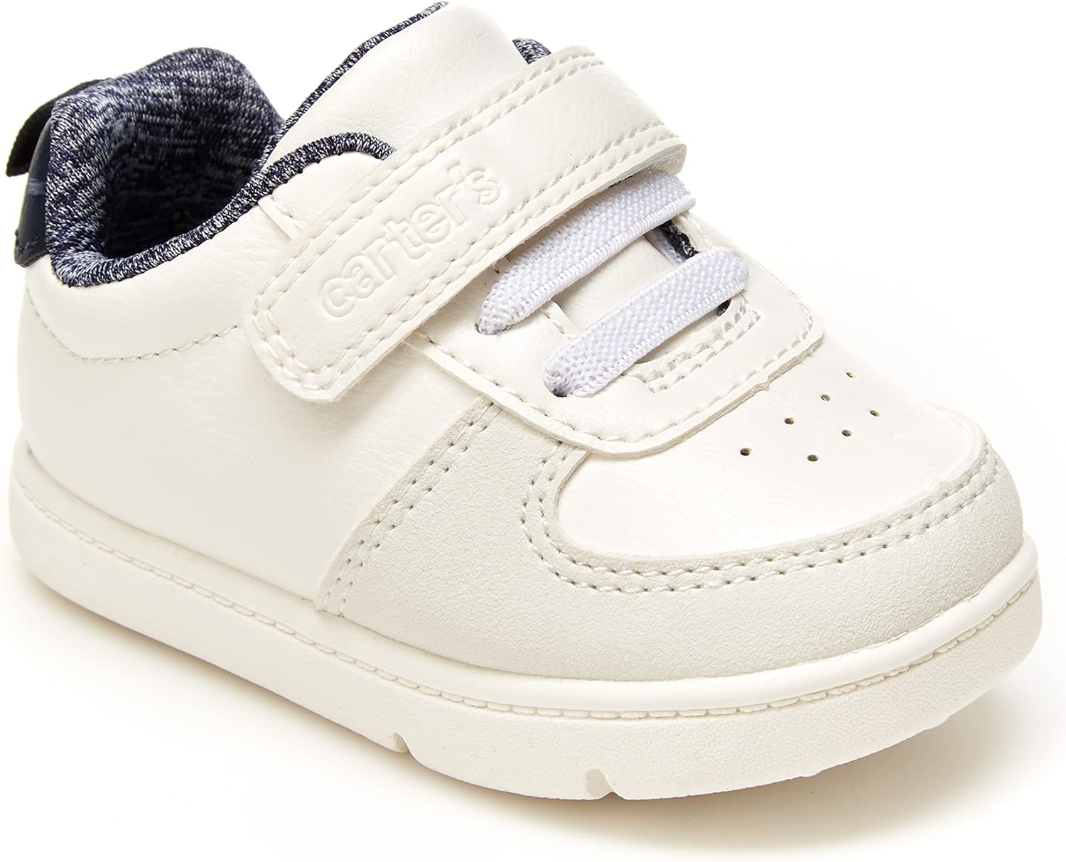 Carter's baby boys Es22d02b Sneaker, White, 2 Infant US