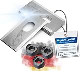 G greengrass tools Replacement Blade Compatible with Dreame A1 A2 Mova Robotic Lawnmower Blades - LongLife Stainless Steel [Shatterproof DIN EN 50636 Tested], Pieces: 12 + 12 Nuts - 1