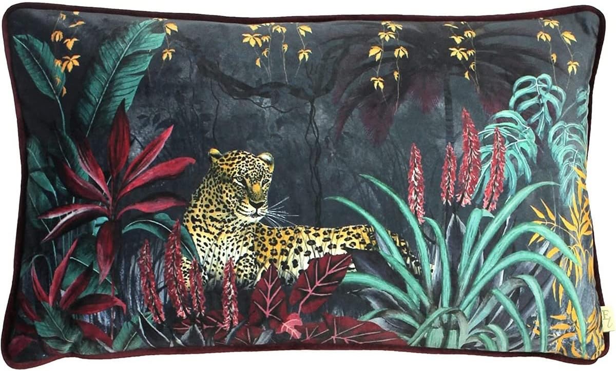 Evans Lichfield Zinara Cushion Cover, Leopard, 30 x 50 cm
