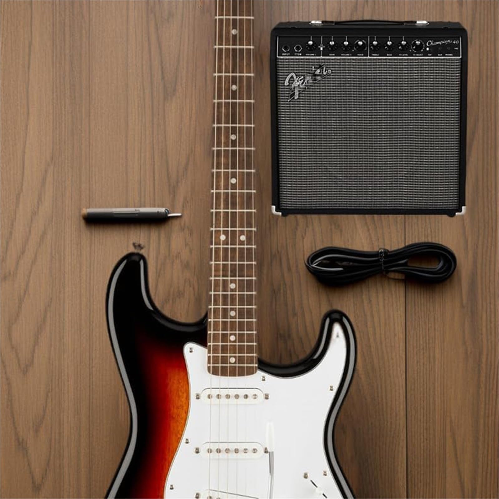 Gitary Elektryczne Pełnowymiarowe Gitara Elektryczna Gradient Sunset Color Z Podstrunnicą Laurel I Mostkiem Tremolo Double Dot