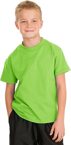Miniatura 4 de Hanes 5450 - Camiseta sin etiqueta para jóvenes, 54500, S, Lime