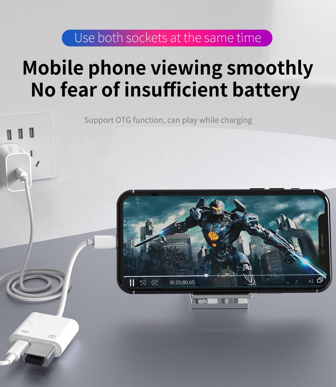 Amazon.com: HOYULLI Lightning to USB A Adapter OTG Cable Connector