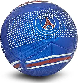 Bola Futebol Clube PSG Tamanho Oficial 5 PVC Licenciado Campo Society Futsal Grama Natural e Sintética Gramado Adulto Juvenil Profissional Masculino Feminino