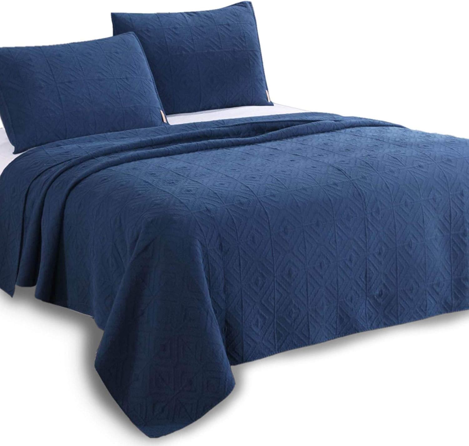 KASENTEX Ultra Soft StoneWashed Quilt Set 100 Cotton