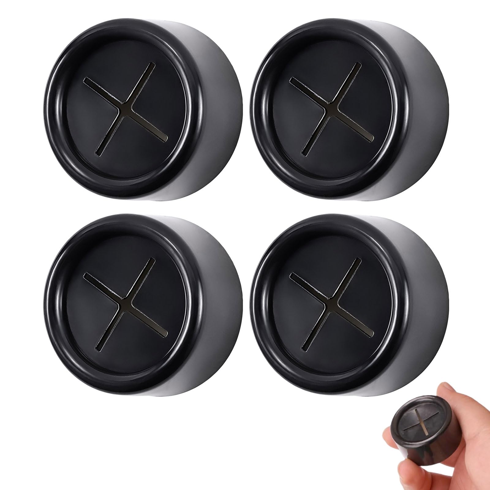 LKTFATD 4 PCS Tea Towel Holders, Self-Adhesive Tea Towel Ring, Stick on Round Wall Mount Hooks, Push in Suction Kitchen Holders, Towels Rags Holder for Bathroom Kitchen and Home, No Drilling Required