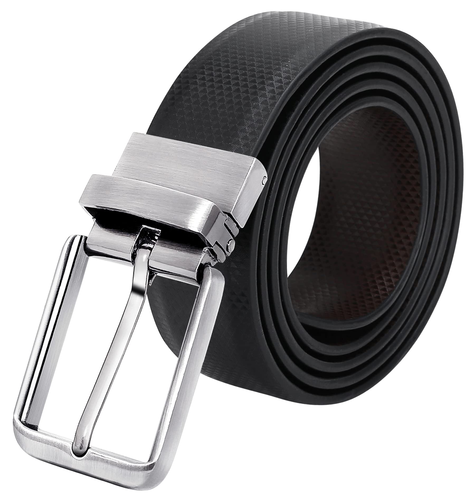 CREATUREMen's Reversible Leather Formal Belts(Color-Black/Brown||BL-013)