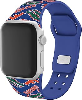 Affinity Bands Florida Gators HD Watch Band Compatible with Apple Watch (38/40/41mm Long Random)