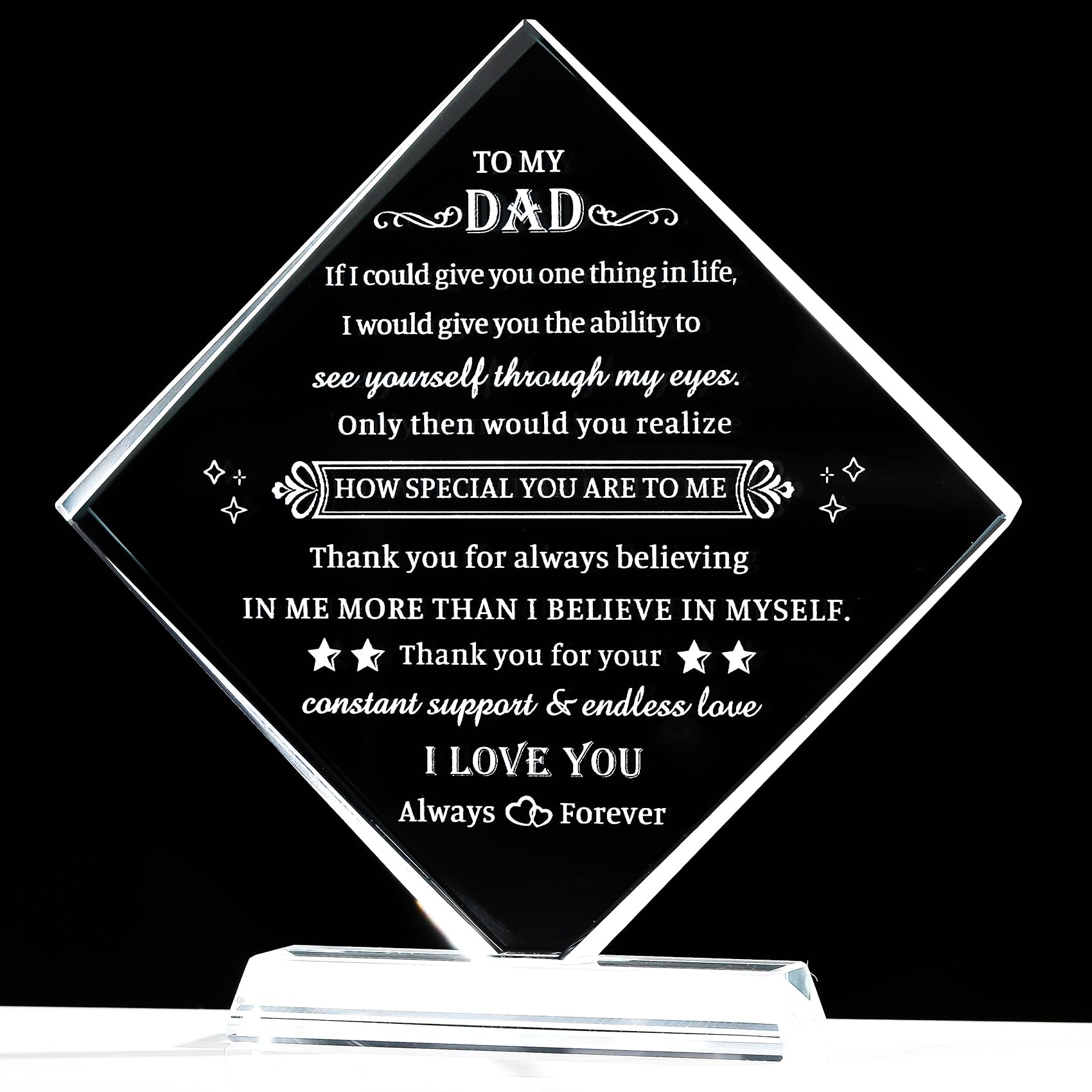 Movdyka Crystal Keepsake Plaque