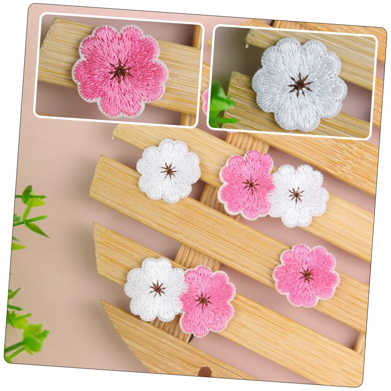 STOBOK 150piezas Parches Decorativos De Ropa De Cereza Parches De Hierro Compactos Para Abrigos y Gorras Accesorios De Costura Para Manualidades y Reparaciones