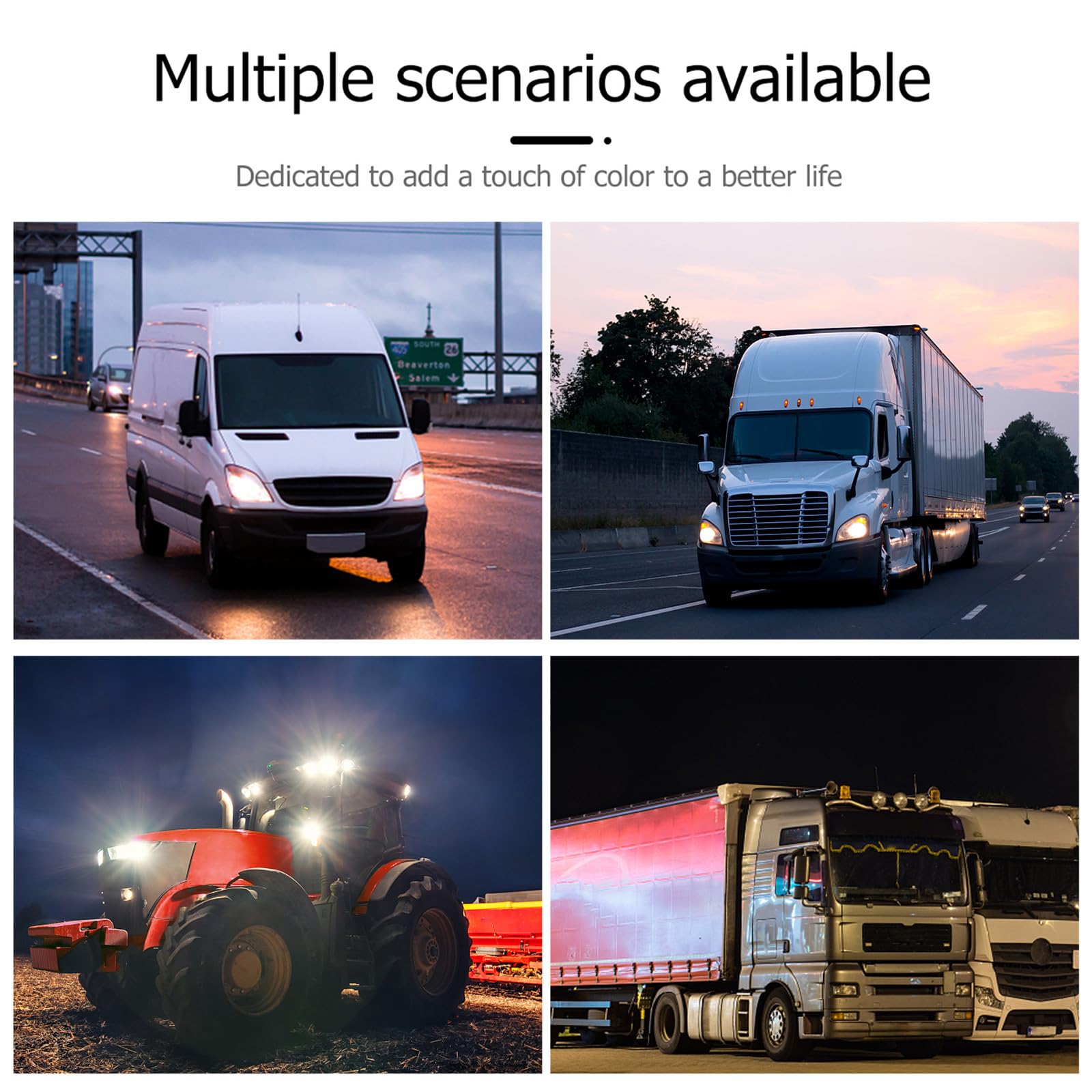 Luces Traseras LED para Camión 12Led Rojo y Intermitentes Laterales de Remolque Luz de Codo Paquete de 2 Unidades Compatibles con Modelos Generales para Señalización