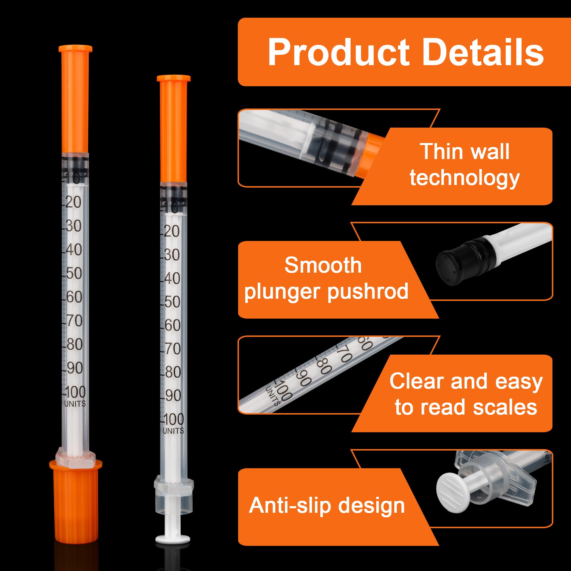 1ml Syringes 30G - Pack of 100 -5