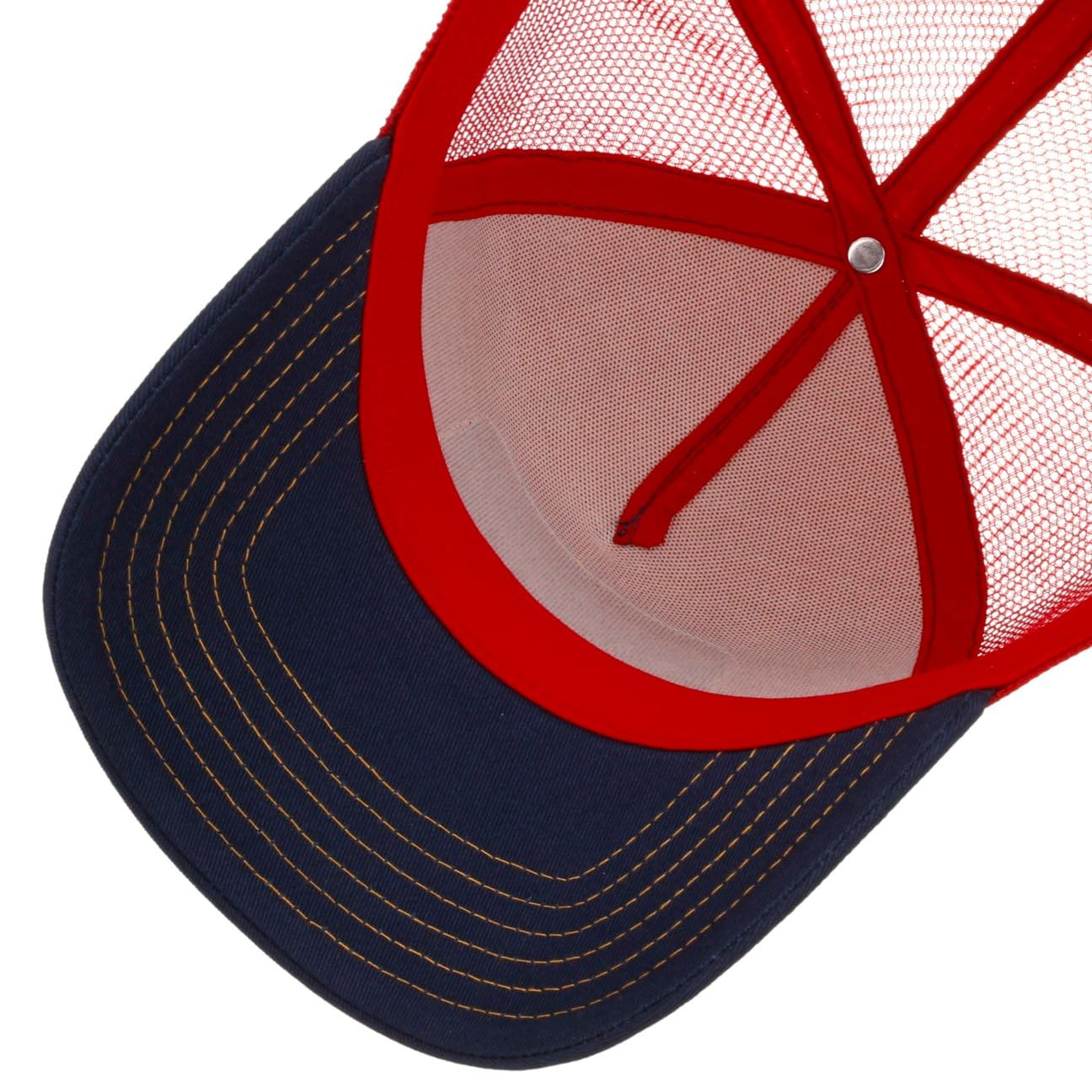 Stetson Motorcross Team Trucker Cap Mehrfarbige Mütze Casual Mesh Stoffcap Patch Herren Frühjahr Sommer