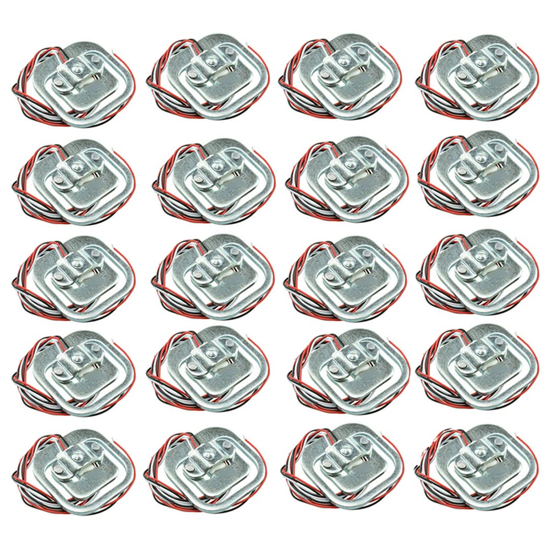 HiLetgo 20pcs 50KG Human Body Load Scale Weight Sensor Resistance Strain Half-Bridge Human Scale Load Weight Cell Weighing Sensor for HX711