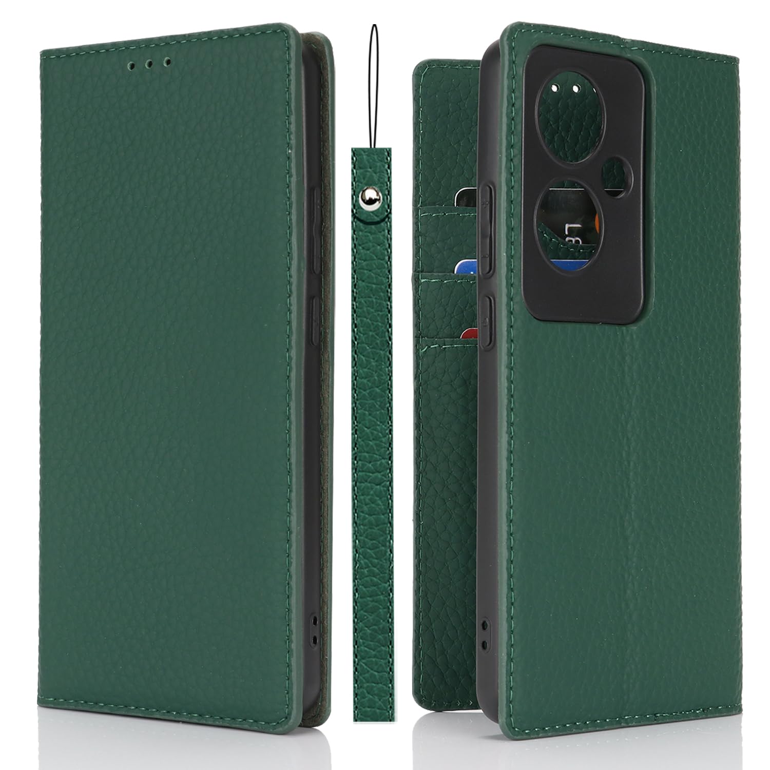 美品 OPPO Reno11 Aダークグリーン 手帳型カバー ガラスフィルム付き Amazon.co.jp: Havaya 対応 OPPO Reno11 A ケース オッポリノ11A