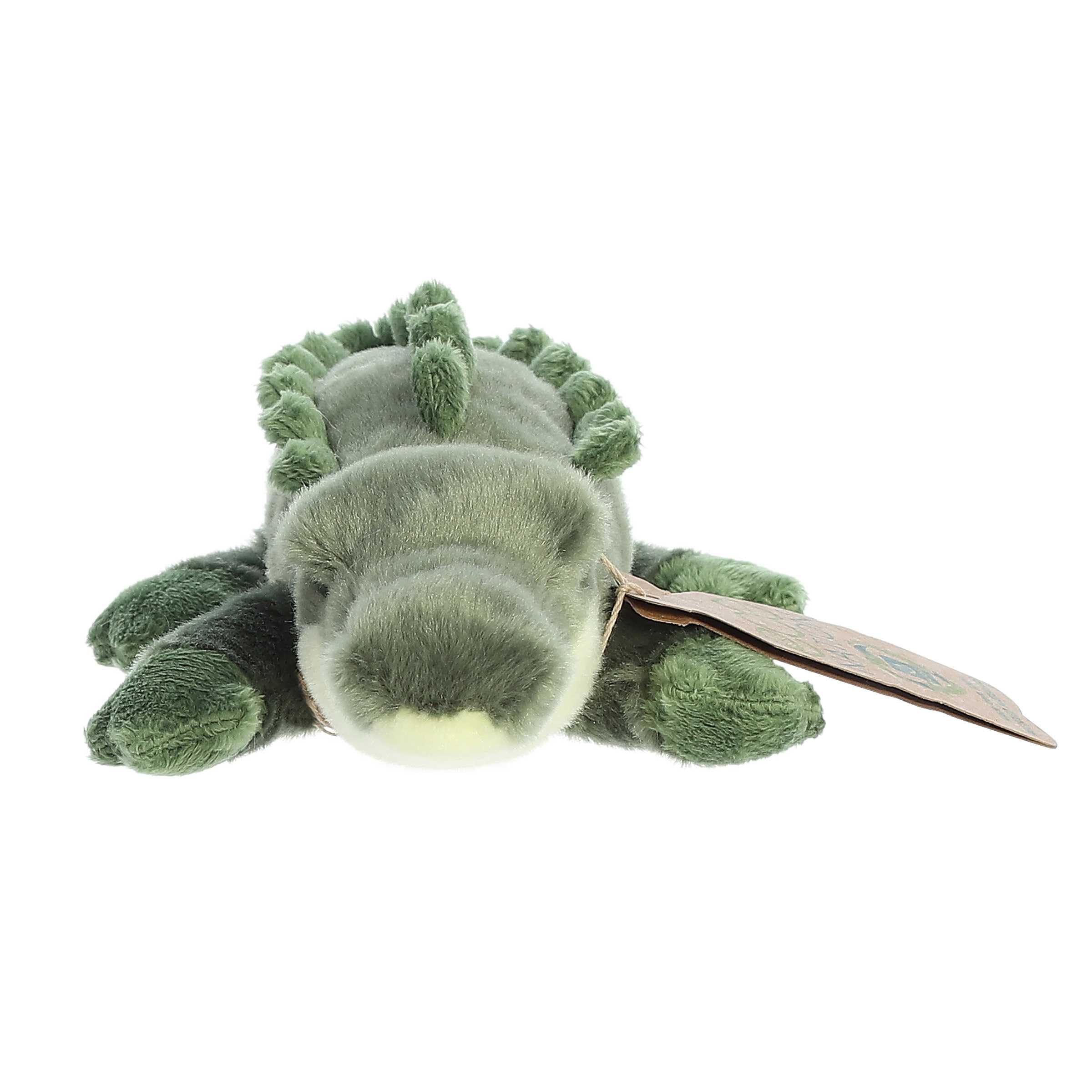 Aurora Eco-Friendly Eco Nation Eco Softies Alligator Peluche - Coscienza ambientale - Materiali riciclati - Verde 20,3 cm