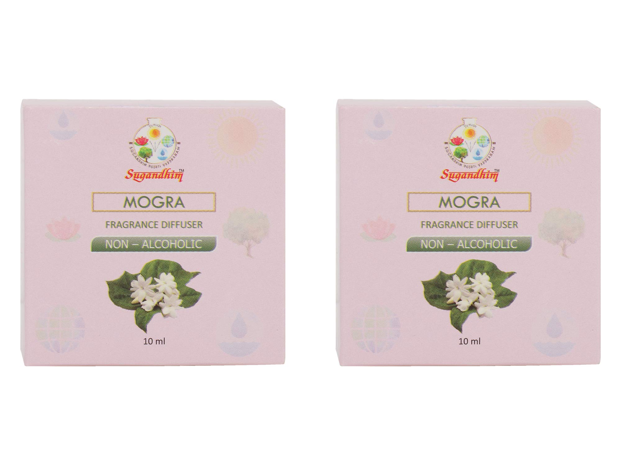 Sugandhim Mogra Room Fragrance Diffuser, Best for Aromatheraphy - 10ml x Pack of 2 (B074V8GY4L) Amazon Price History, Amazon Price Tracker