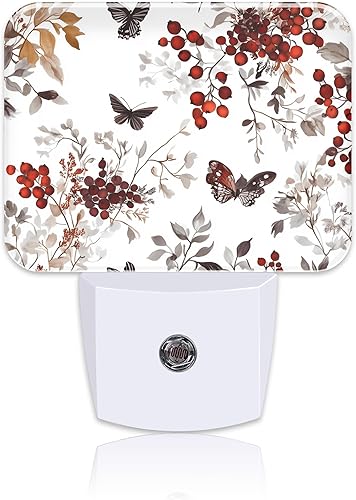 Miniatura 22 de Luz nocturna de sol en colores pastel estilo bohemio retro para enchufar a la pared con sensor de atardecer a amanecer para niños, niñas, niños,