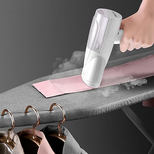 Vaporizador plegable de mano, ajustable y potente vapor de 3 niveles, planchado en seco, portátil para viajes, hogar, dormitorio, con cepillo, taza