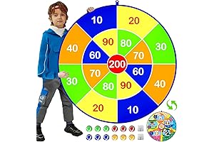 25.5" Large Kids Dart Board with 12 Sticky Balls(65cm)