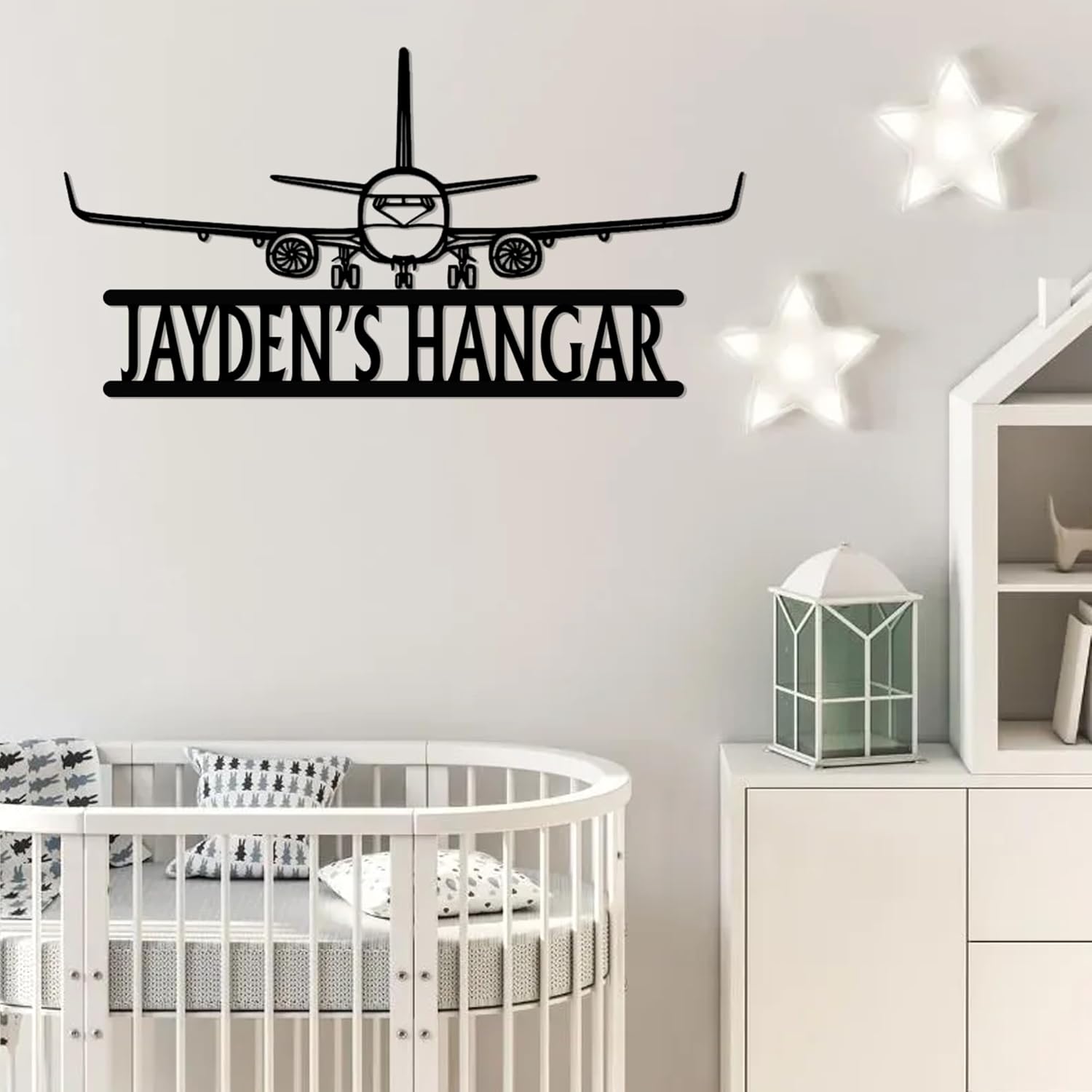 Luxury Personalized Airplane Metal Sign, Custom Metal Airplane Hangar Sign, Custom Pilot Name Sign, Airplane Lover Gifts, Pilot Gift For Men, Hangar Sign, Airplane Gifts, Christmas Gifts 4