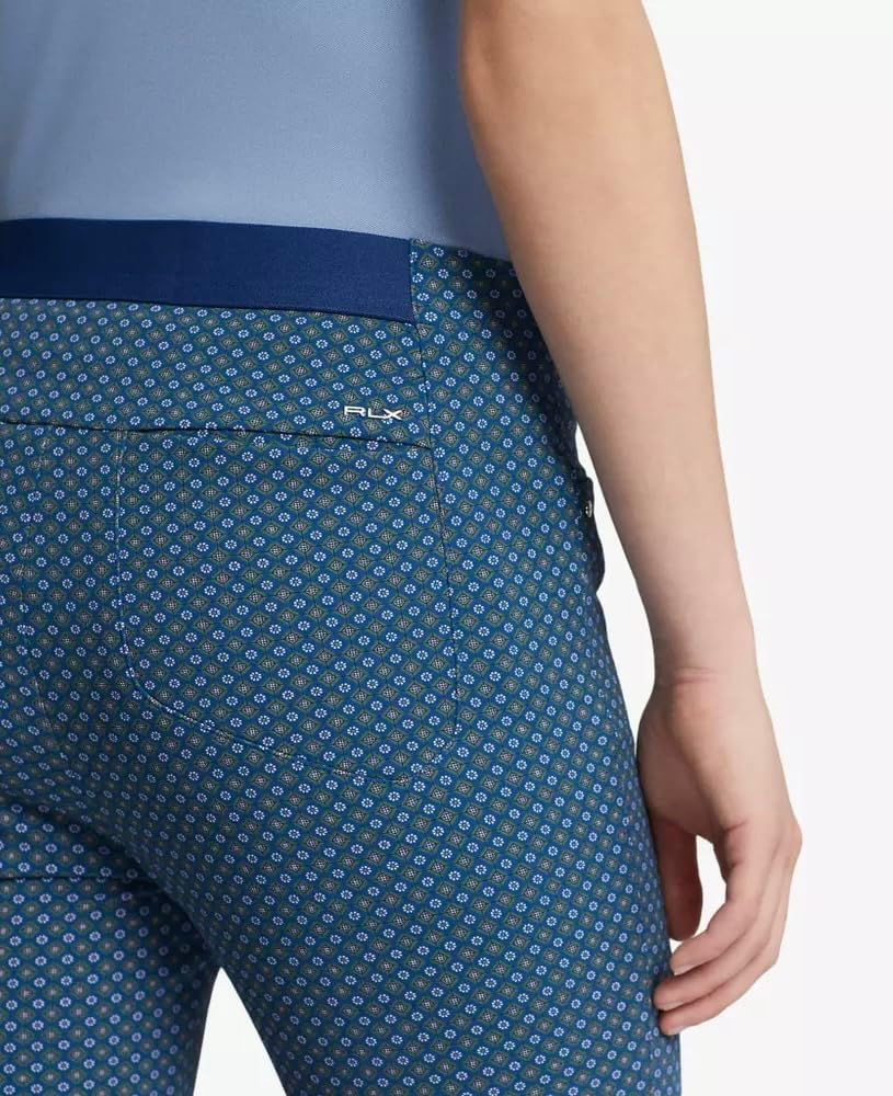RLX Ralph Lauren Golf Women's Eagle Stretch Pants,Flower Geo, Sz 0