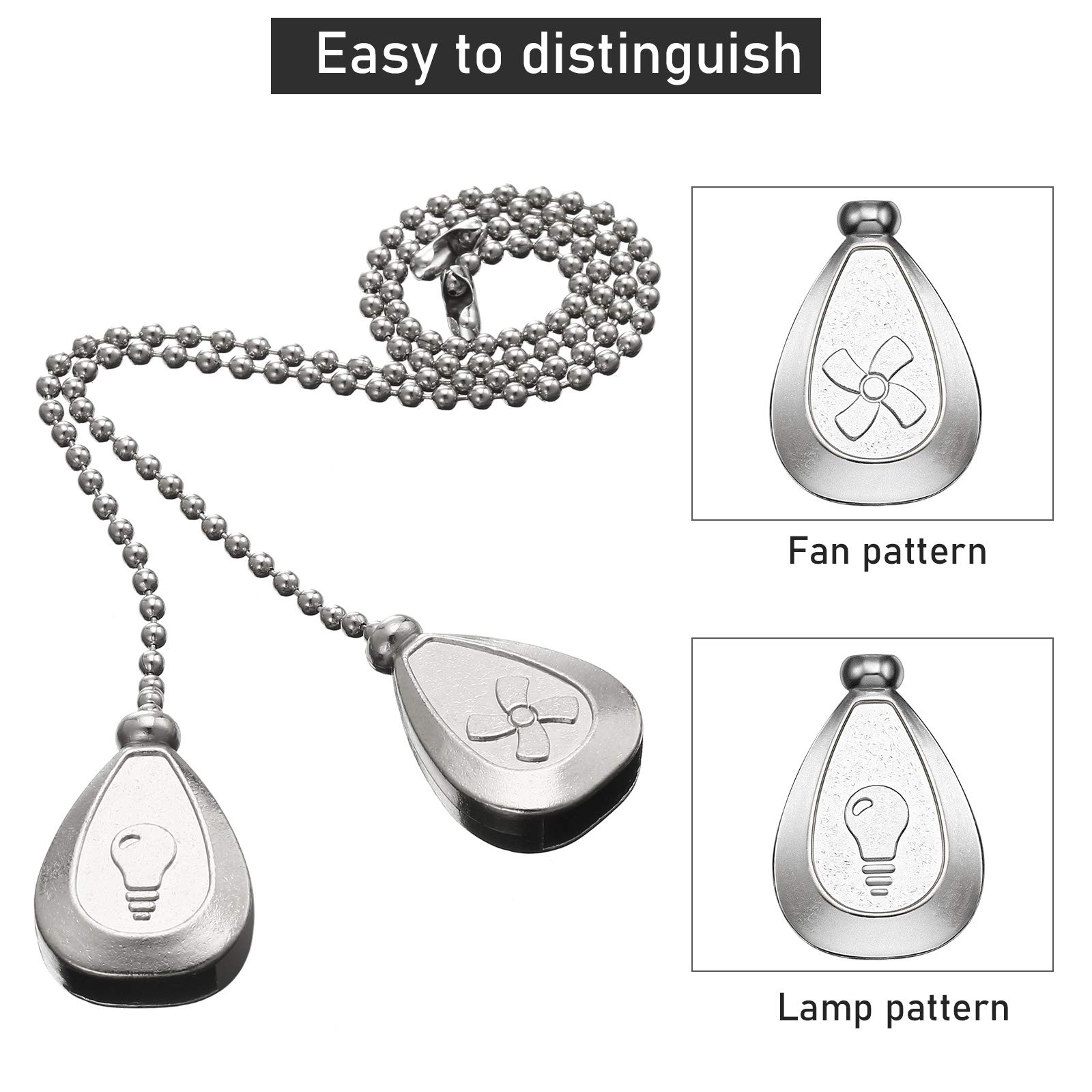 Ceiling Fan Pull Chain Extenders - Vintage Style -3