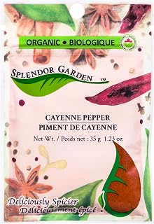Splendor Garden Organic Cayenne Pepper - 35 g