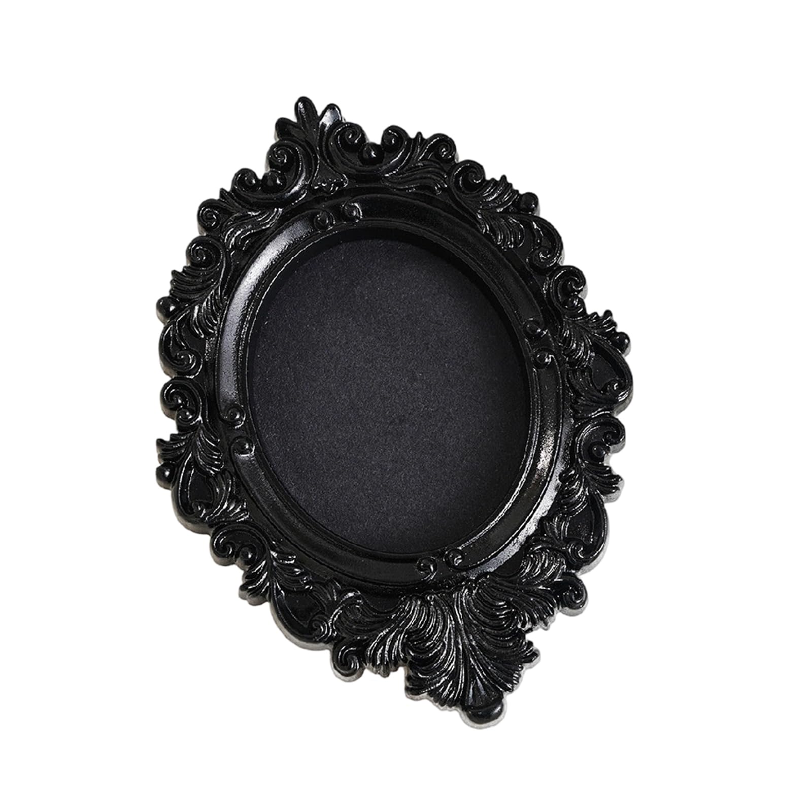 NVOQILIN Resin Picture Frame Minis Antique Photo Frames Tiny Baroques Ornate Frames for Diys Manicure Jewelry Gift Retro Resin
