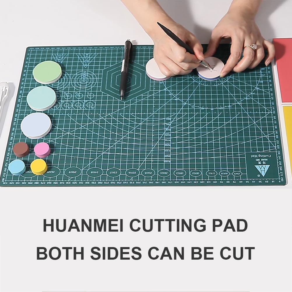 Self-Healing Cutting Mat Self Healing Cutting Mat Gridded Board Double-Sided PVC Cutter Plate 3 Layer Pad For Scrapbooking DIY Projects