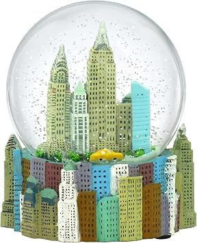 Skyline New York City Snow Globe Souvenir, 3.5 Inches Tall, 65mm