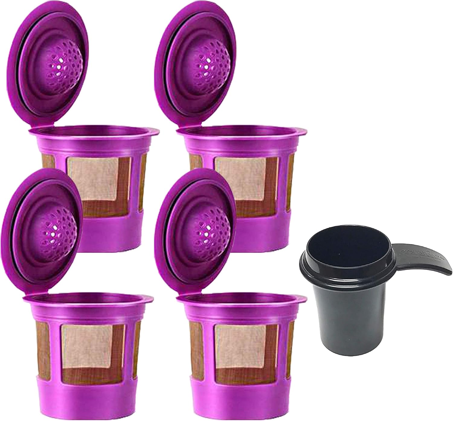 GOLDTONE Reusable K Cups for All KEURIG 2.0 & 1.0 Brewers, Refillable K