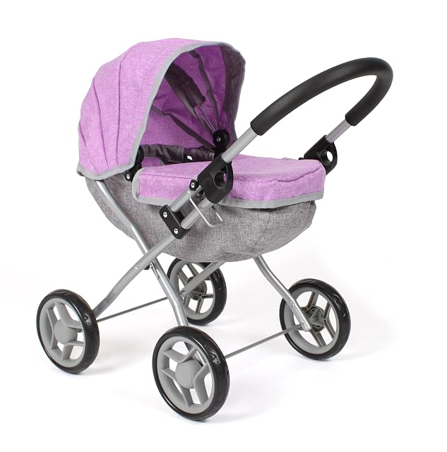 Foto 4 de 6 de Bayer Chic 2000 Cochecito de muñecas Lilli, pequeño Cochecito para Las más jóvenes, Melange Lila, 550-69