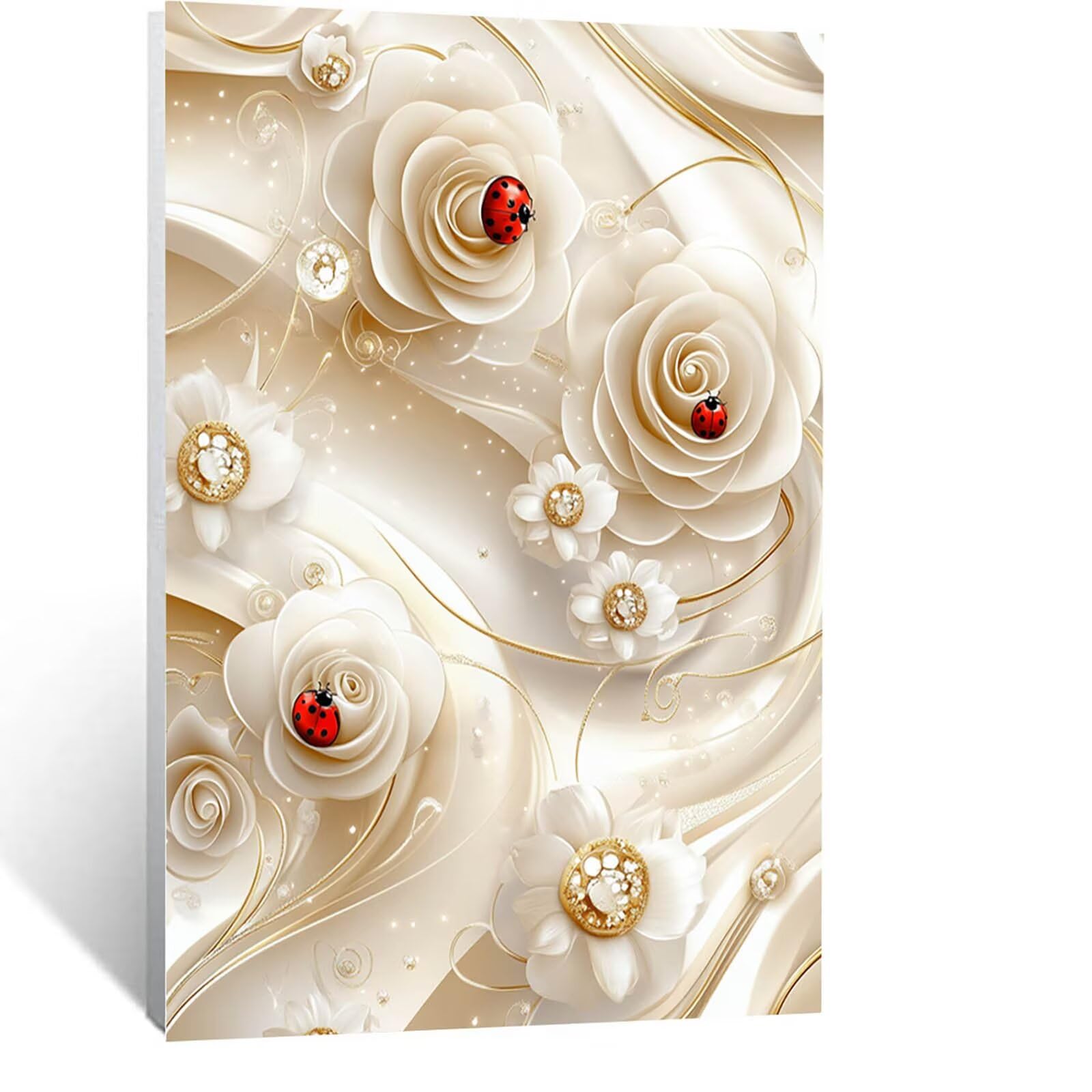 Malarstwo diamentowe, rzeźba z motywem kwiatów, obraz diamentowy, dla dorosłych, duża, XXL, 90 x 120 cm, pełne wiertło, diament, obraz, zestaw do majsterkowania, dla dorosłych, dzieci, początkujących,