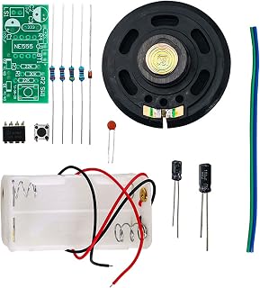実用はんだ付け練習キット練習学習電子工学トレーニングボードd電子工作教育キット初心者の教育キット(NE555ドアベルキット)