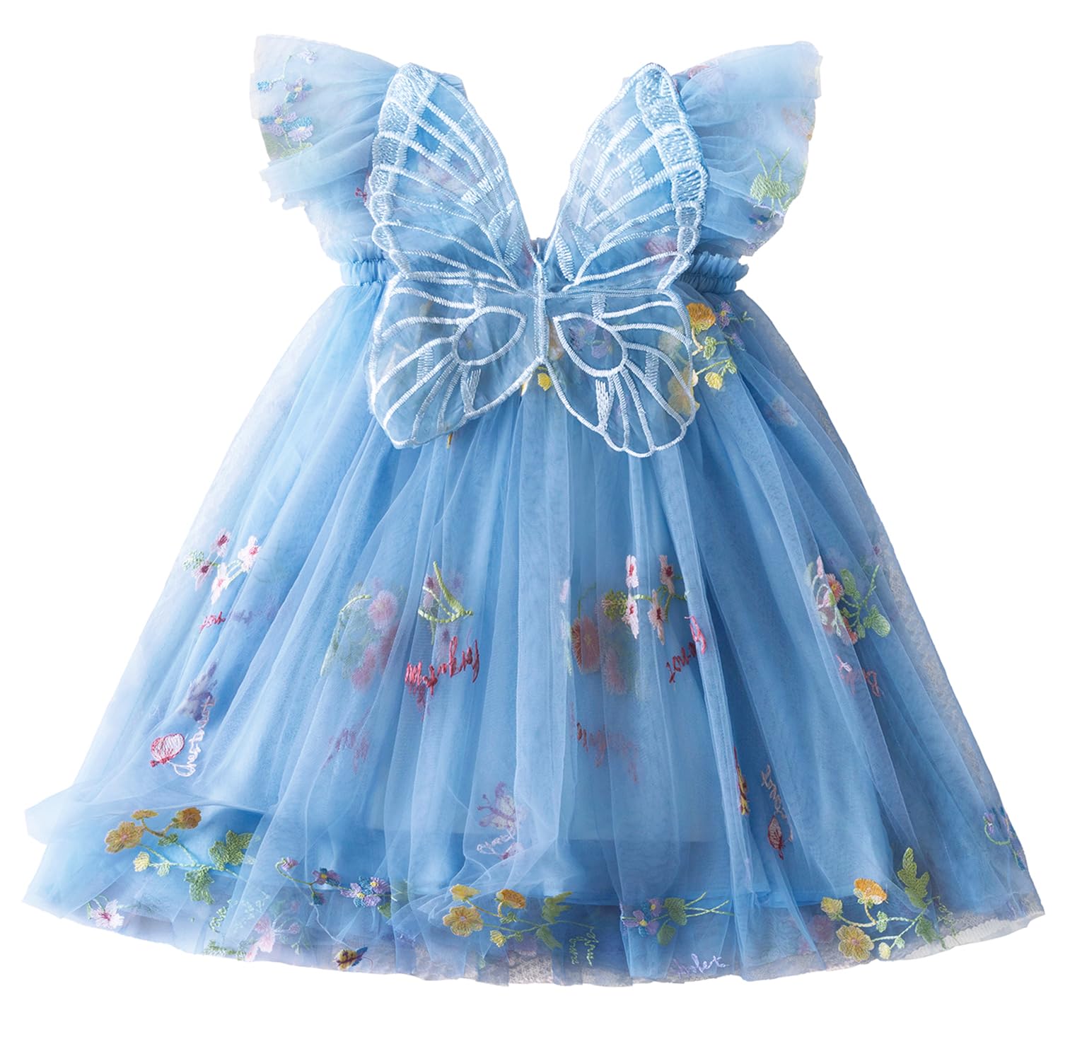 AIEOE Floral Vestido Sin Mangas para Bebé Princesa Niñas Algodón Vestidos de Verano para Fiesta de Carnaval para 6 Meses - 5 Años