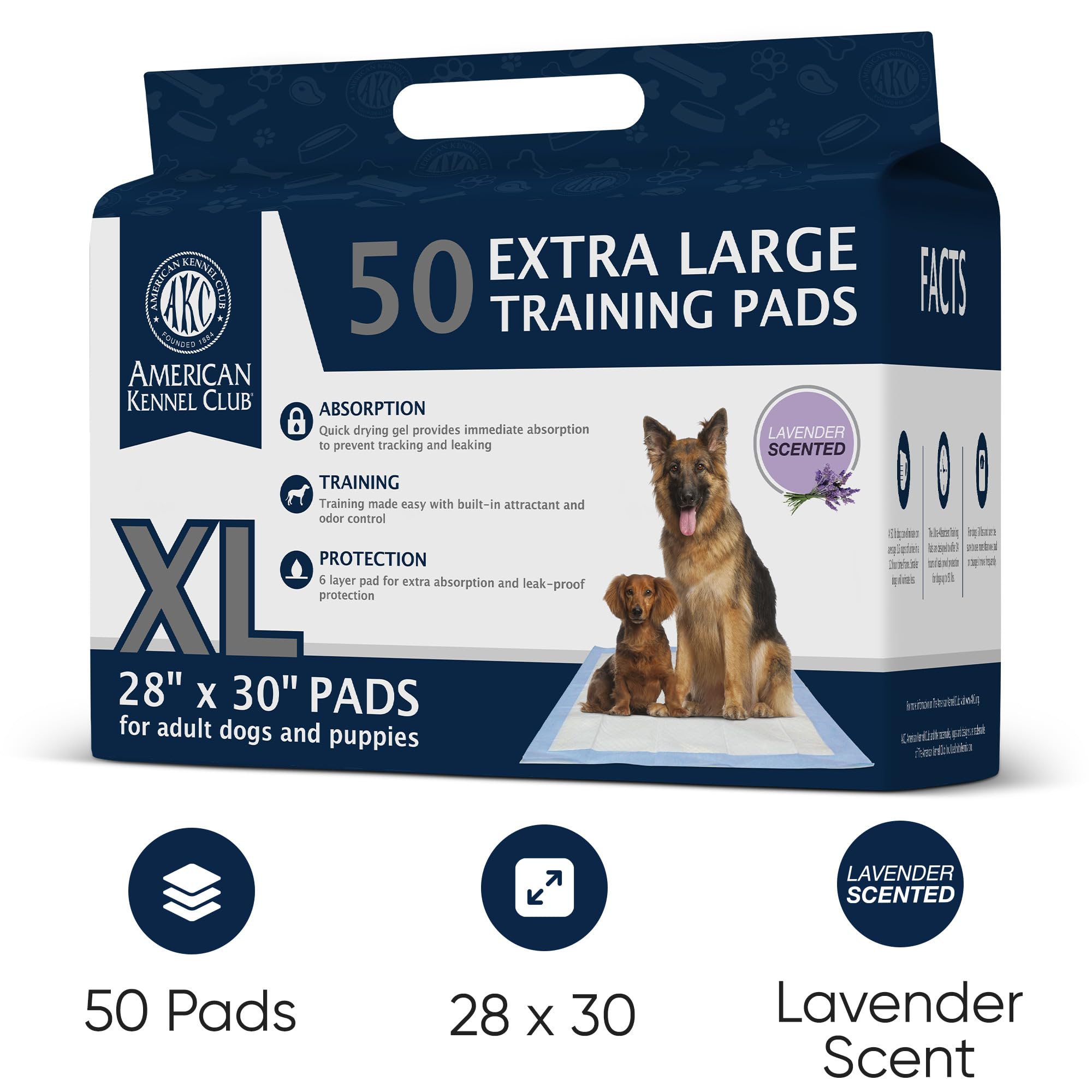 American Kennel Club Scented Puppy Training Pads With Ultra