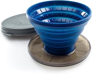 Pour-Over Java Drip I Travel Drip Coffee Maker, Collapsible Cone Fits All Coffee Cups & Mugs for Caravan, RV, Camping & Backpacking