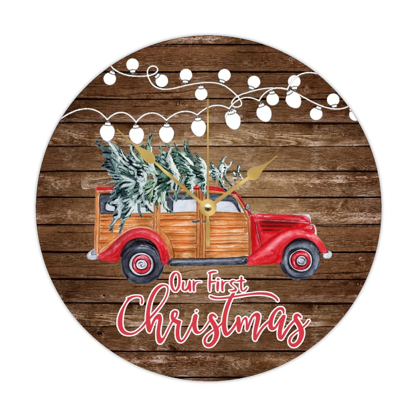 Horloge Our First Christmas Truck pour immortaliser vos souvenirs familiaux