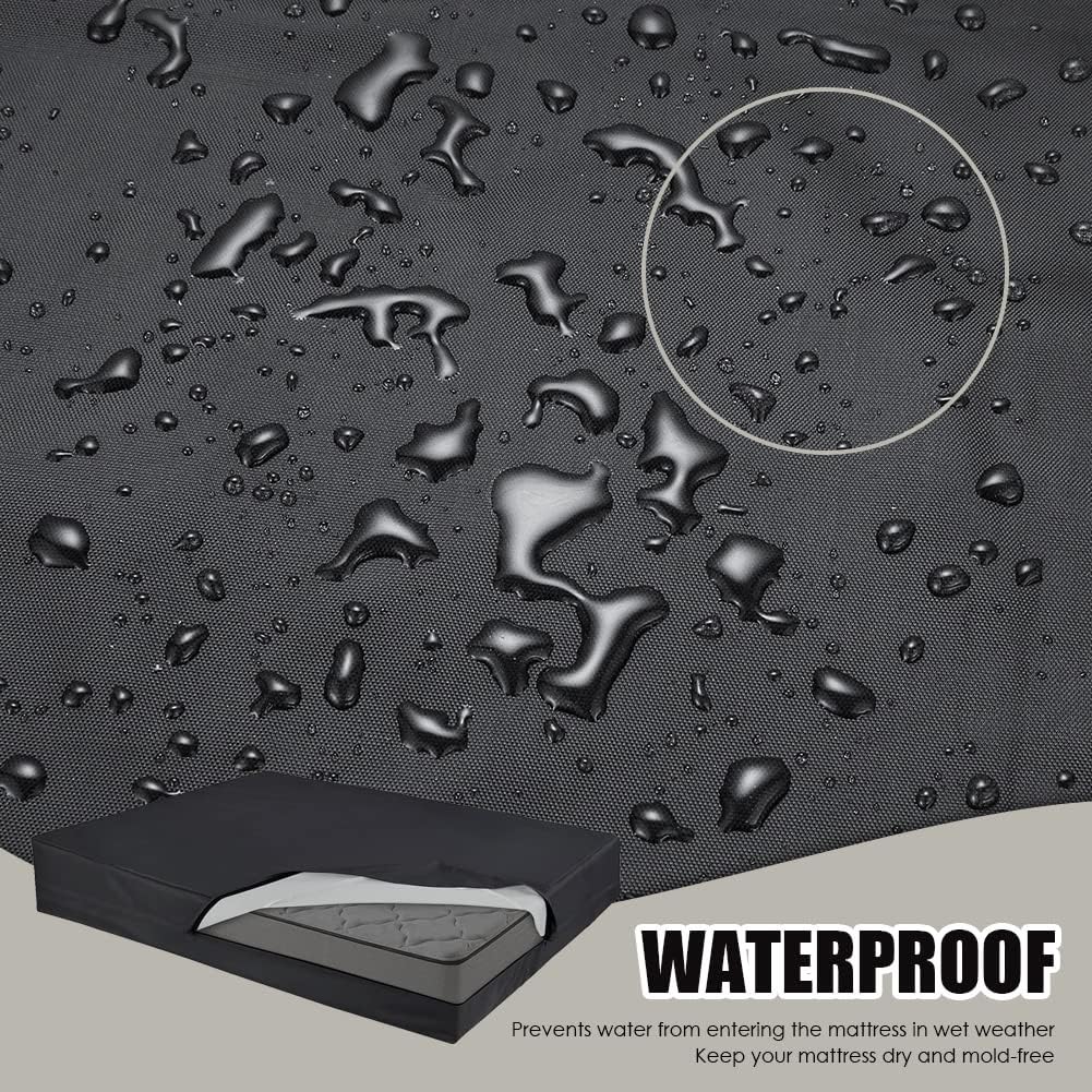 Mattress Bag for Moving Heavy Duty Reusable Waterproof Mattress Storage Bag with Zipper and Carry Handle Mattress Protector Cover Moving Mattress Bag (California King) - Image 3