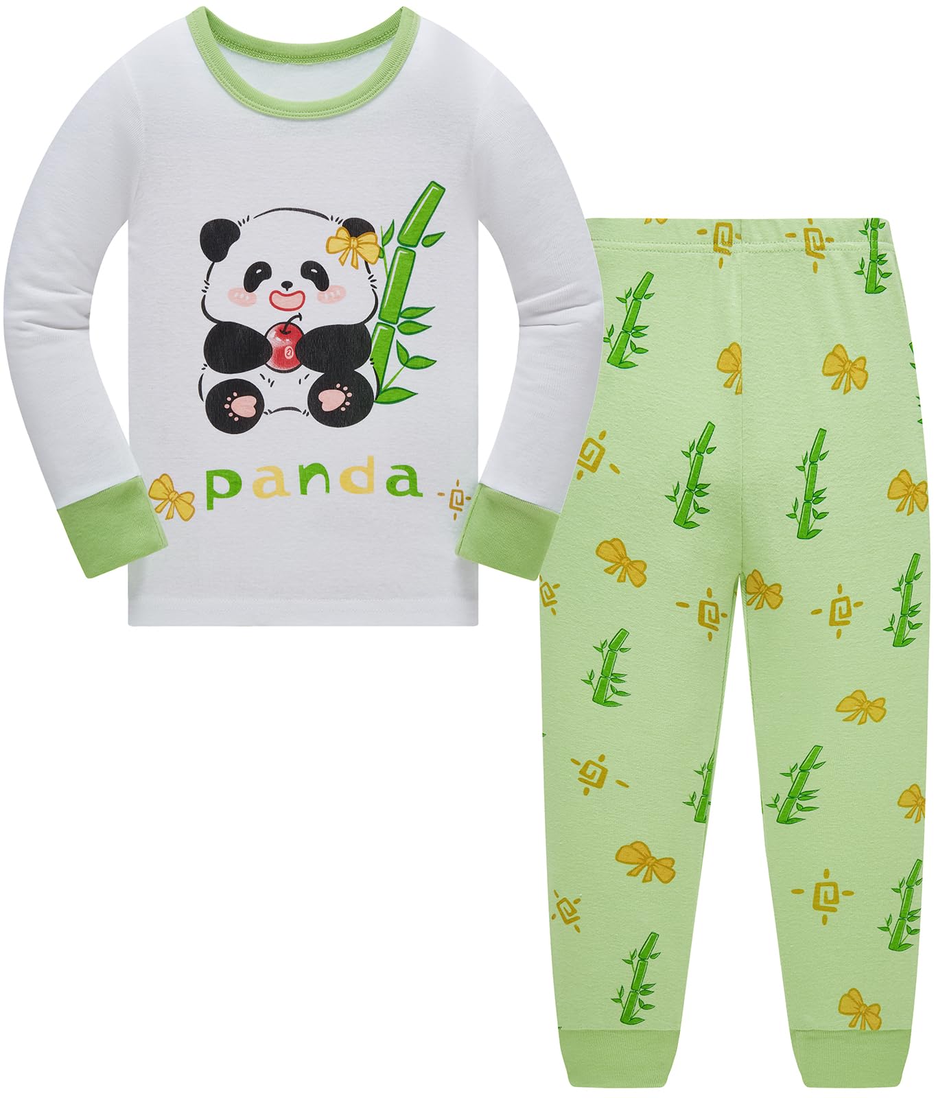Girls Christmas Pyjamas Set Toddler Clothes Sleepwear Animal Printed Nightwear Winter Long Sleeve PJs 2 Piece Outfit Xmas Gift for Kids — view 13