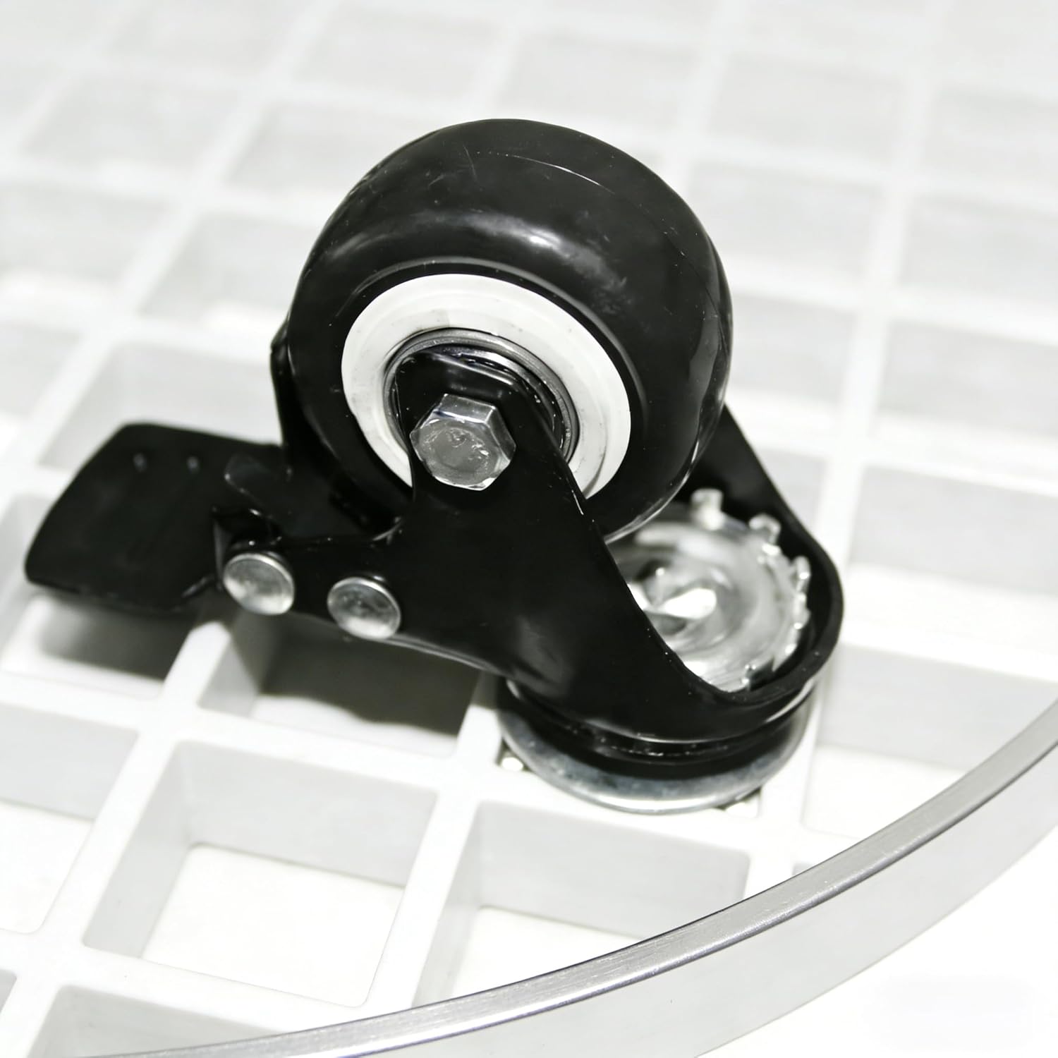 ARTLINE Heavy Duty Rolling Plant Stand with Lock Wheels - 23" Planter Caddy Roller Base for Large Potted Trees up to 800lbs - Indoor Outdoor Plant Dolly for Moving Heavy Items - White