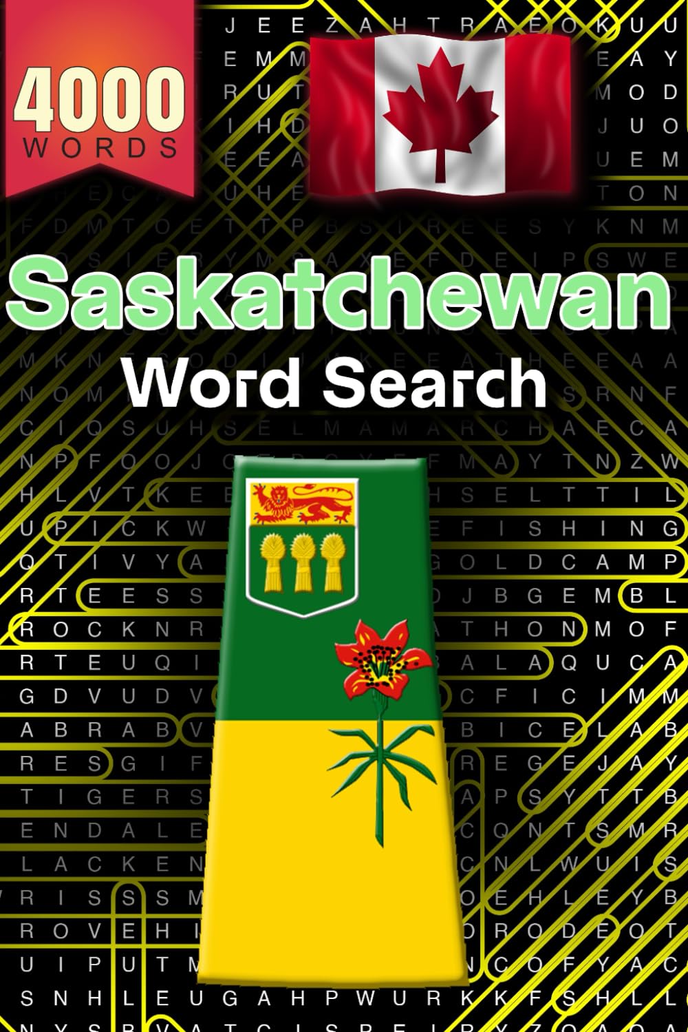 Saskatchewan Grand Search: A Jumbo Word Search Challenge with 4000 Large Print Puzzles Across the Prairies | a Canadian province: Explore the Rich ... Large-Format Puzzles! Ideal for All Ages