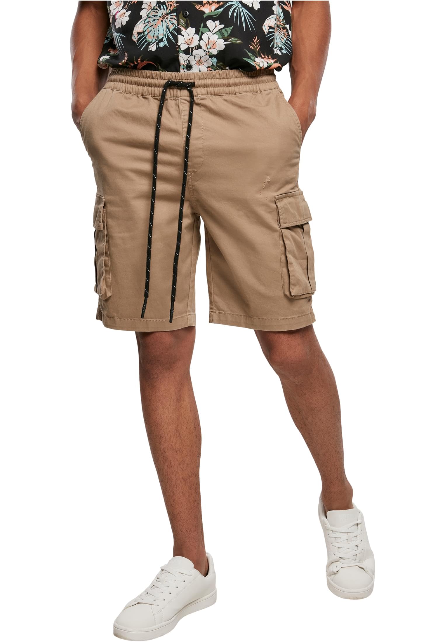 Urban Classics Men's Drawstring Cargo Shorts Cargos, Dark Sand, XXXXXL