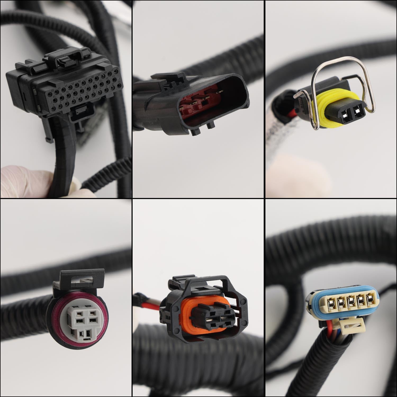 3C3Z-12B637-BA Engine Wiring Harness, Compatible with 2003 2004 Ford F-250 F-350 F-450 F-550 Super Duty 6.0 L, Transmission Wire Harness Assembly, Replaces OE#3C3Z12B637BA