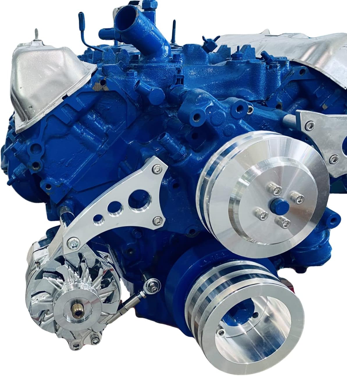 compatible with 429 460 Ford Alternator Bracket Low Mount using Mechanical Water Pump BBF