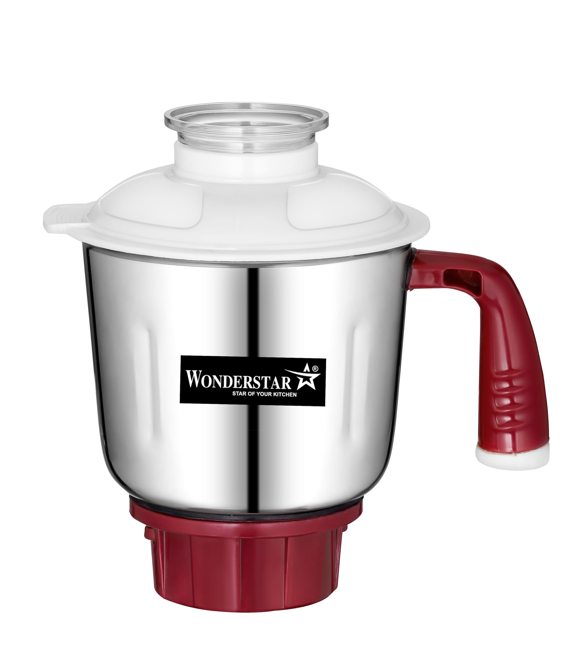 Wonder Star Abs Prestige Mixer Jar (Dry Jar Prestige 1000Ml),750 Watts, Cherry-image-8
