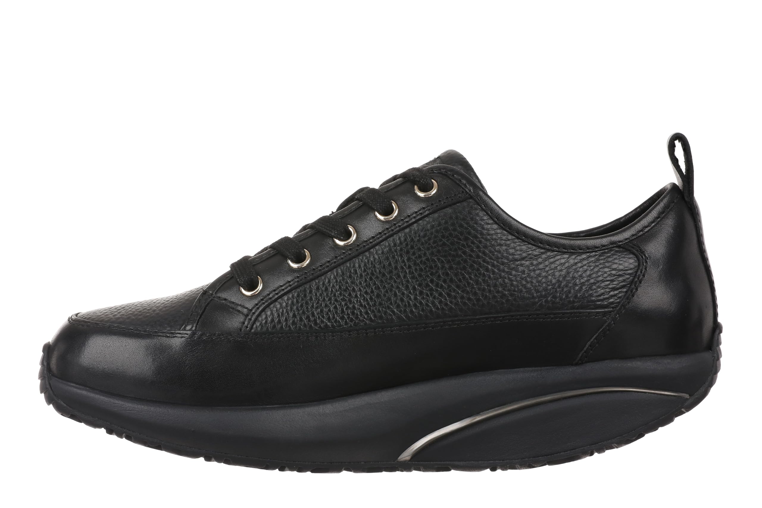 MBT-1997 OBU Zapatillas Casual para Mujer en Napa y Cuero Granuloso. Calzado Fisiológico, Anatómico y Cómodo con Suela Curva. Plantilla de PU con Buena Amortiguación y Transpirabilidad.